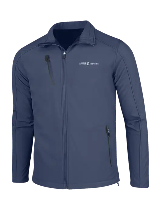 Navy Welded Softshell Jacket w/Espanola Logo