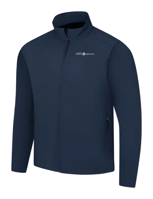 Navy Core Soft Shell Jacket w/Espanola Logo