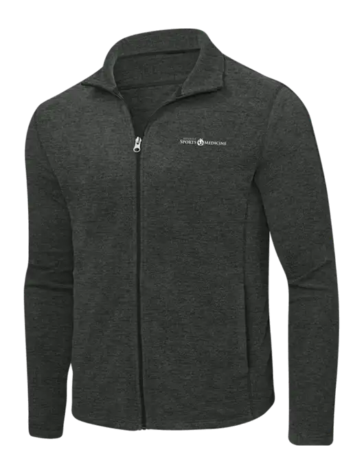 Charcoal Heather Microfleece Full-Zip Jacket w/Espanola Logo