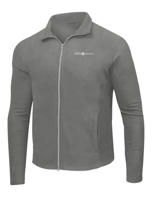 Medium Grey Microfleece Jacket w/Espanola Logo
