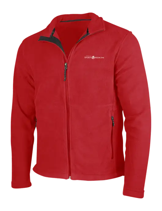 Red Fleece Jacket w/Espanola Logo