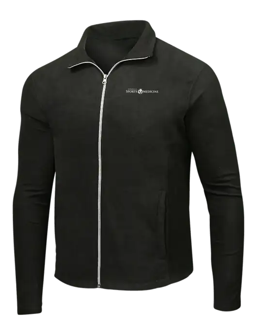 Black Microfleece Jacket w/Espanola Logo