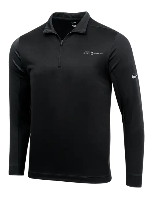 NIKE Black Dry 1/2 Zip Cover-Up w/Espanola Logo
