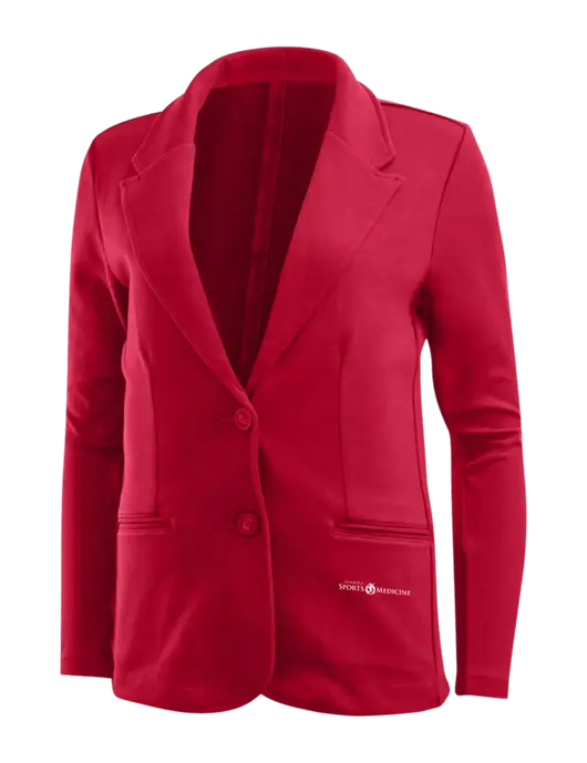 Rich Red Womens Knit Blazer w/Espanola Logo