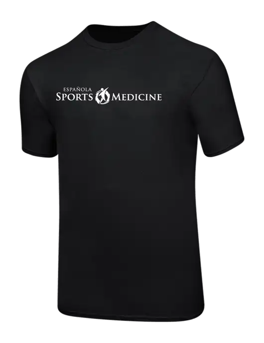 Ring Spun Jet Black 4.5 oz T-Shirt w/Espanola Logo