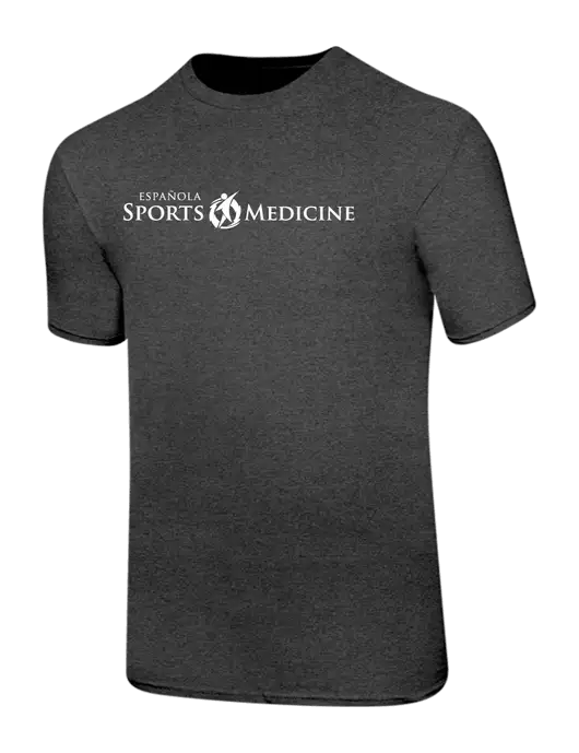 Ring Spun Dark Heather Grey 4.5 oz T-Shirt w/Espanola Logo