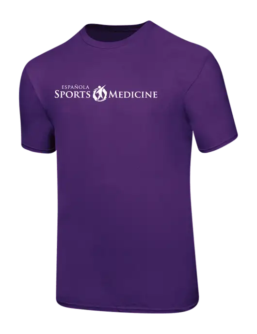 Ring Spun Purple 4.5 oz T-Shirt w/Espanola Logo