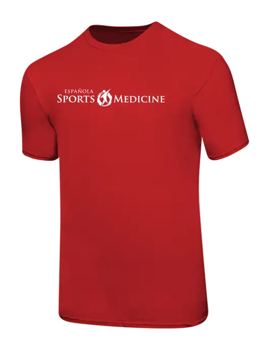 Ring Spun Red 4.5 oz T-Shirt w/Espanola Logo