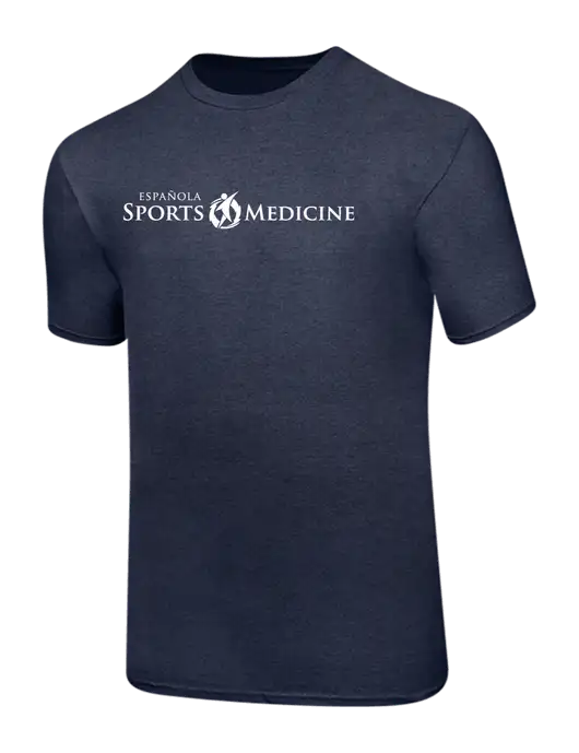 Ring Spun Heather Navy 4.5 oz T-Shirt w/Espanola Logo