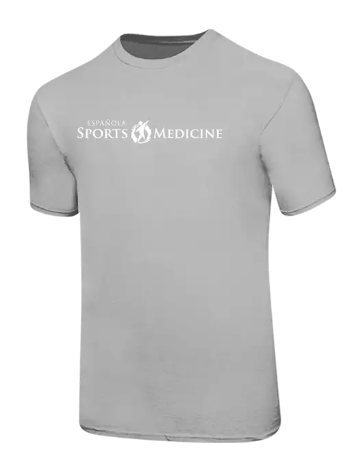 Ring Spun Silver 4.5 oz T-Shirt w/Espanola Logo
