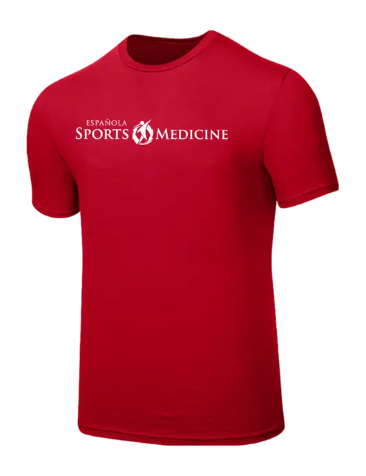 Seriously Soft Red T-Shirt w/Espanola Logo