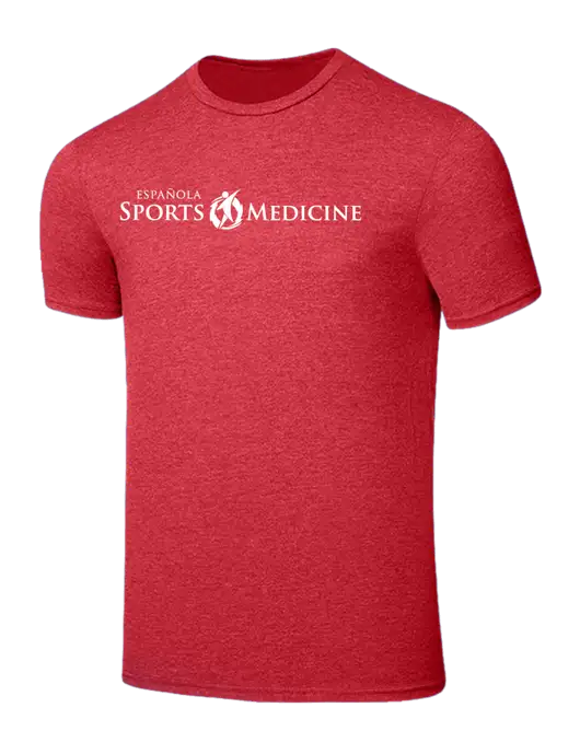 Seriously Soft Heathered Red T-Shirt w/Espanola Logo