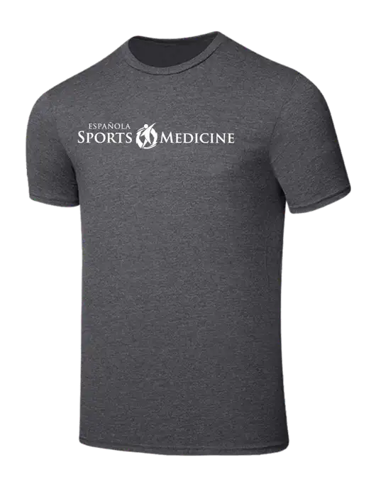 Seriously Soft Heathered Charcoal T-Shirt w/Espanola Logo