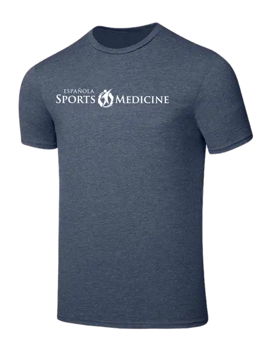 Seriously Soft Heathered Navy T-Shirt w/Espanola Logo