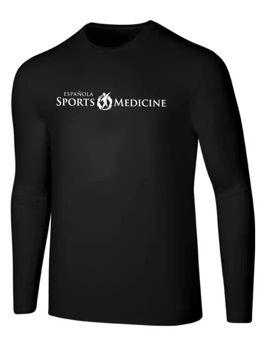 Seriously Soft Black Long Sleeve T-Shirt w/Espanola Logo