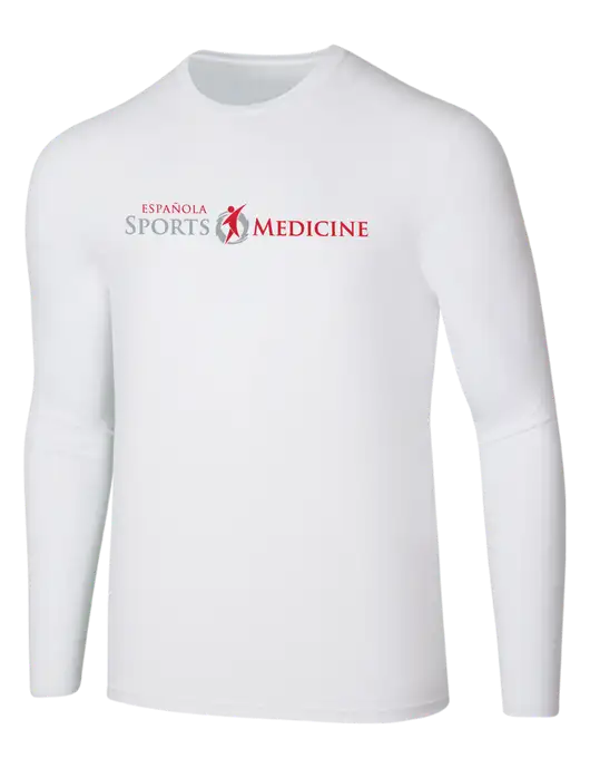 Seriously Soft White Long Sleeve T-Shirt w/Espanola Logo