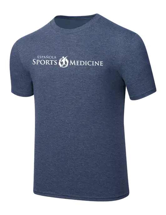 Simply Soft Navy Frost 4.5oz  Poly/Combed Ring Spun Cotton T-Shirt w/Espanola Logo