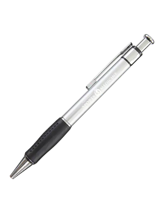 Malta Silver Pen - Black Ink w/Espanola Logo