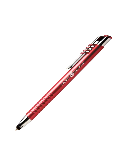 Schirhart Red Stylus Pen - Blue Ink w/Espanola Logo