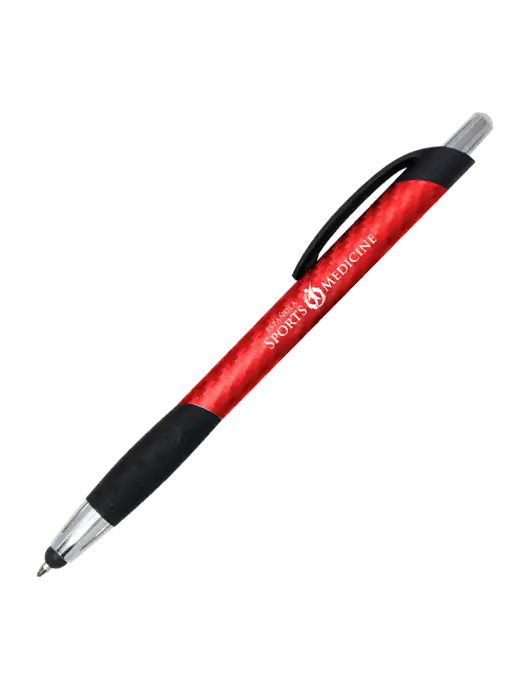 Sunray Red Stylus Pen - Black Ink w/Espanola Logo