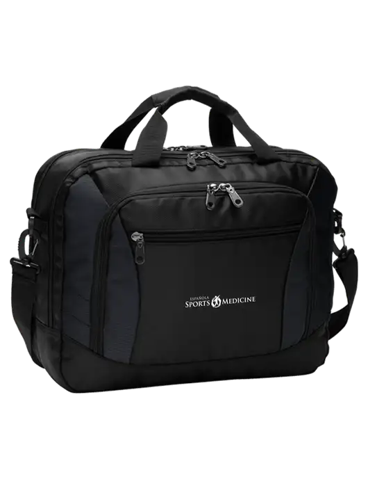 Commuter Black Laptop Briefcase w/Espanola Logo