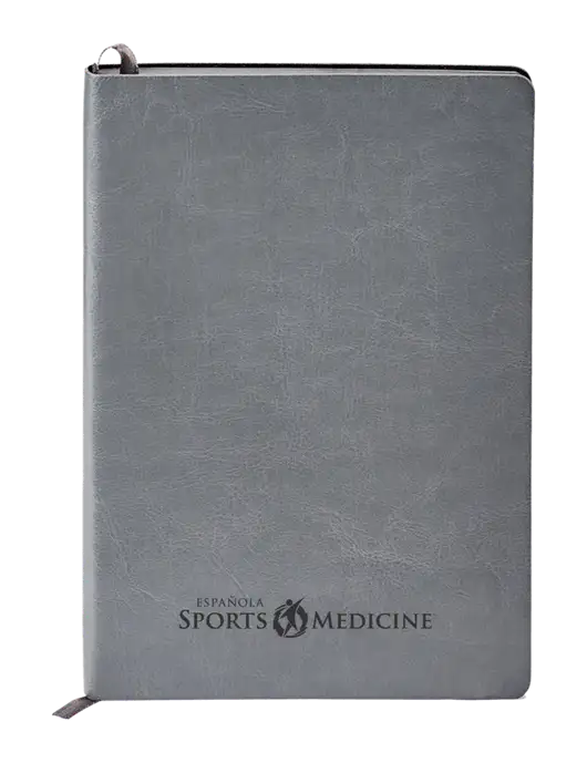 Fabrizio Grey Soft Cover 5.75 x 8.125 Journal w/Espanola Logo