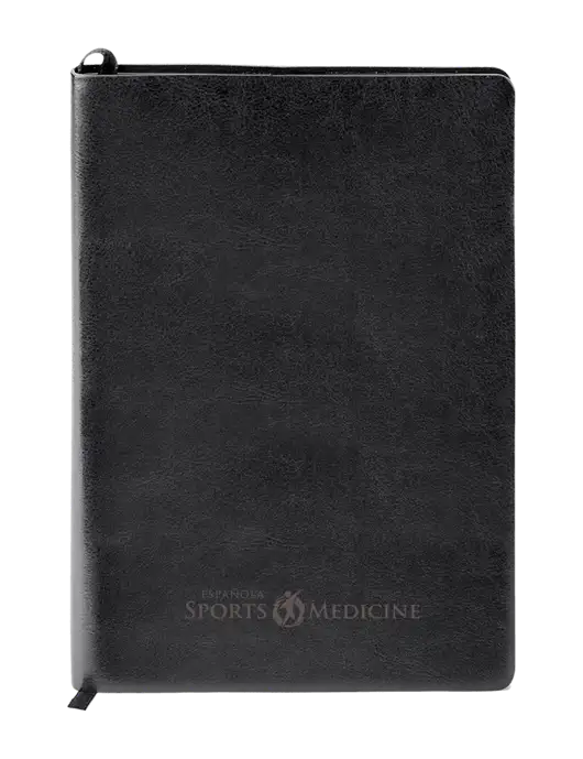 Fabrizio Black Soft Cover 5.75 x 8.125 Journal w/Espanola Logo