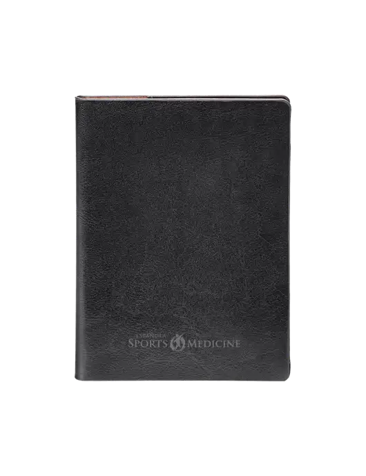 Fabrizio Black Rfid Passport Holder w/Espanola Logo