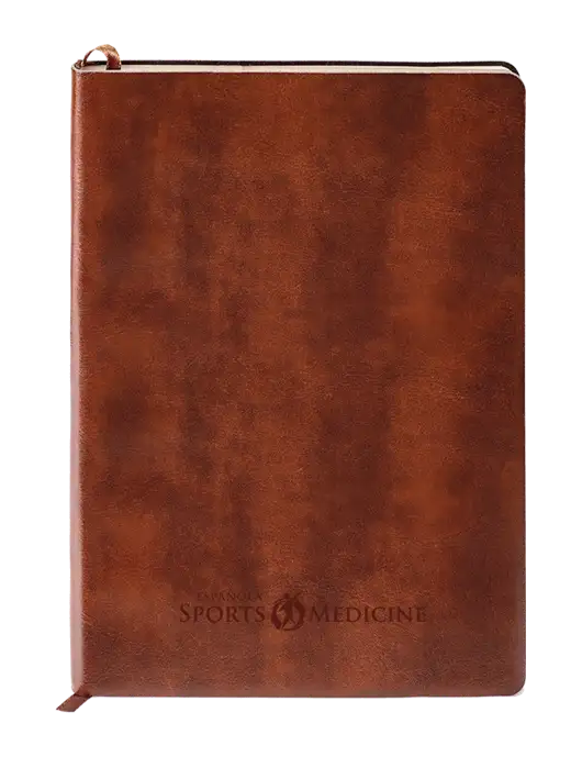 Fabrizio Brown Soft Cover 5.75 x 8.125 Journal w/Espanola Logo