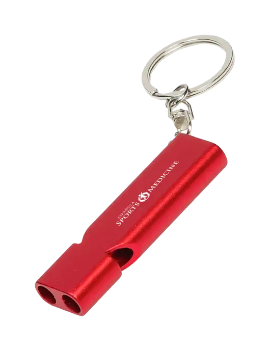 Quick Alert Red Safety Whistle w/Espanola Logo