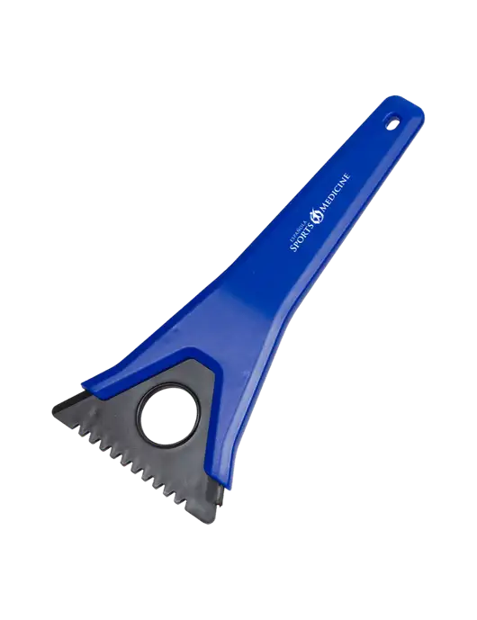 TriBlade Blue Windshield Scraper w/Espanola Logo