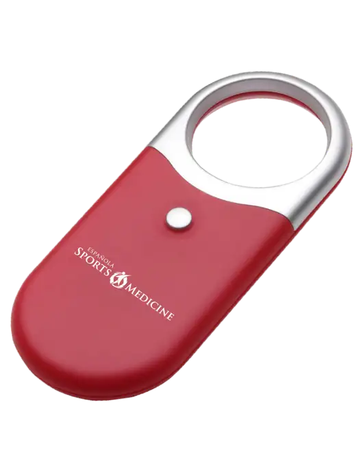 Compact Red Magnifier Light w/Espanola Logo