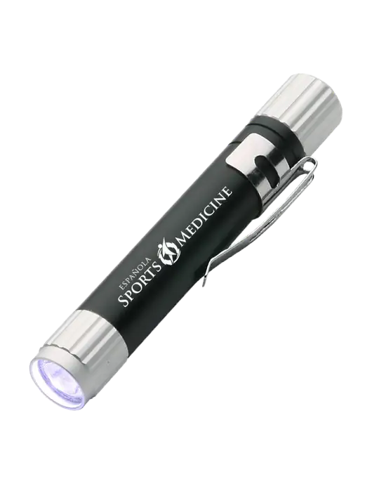 Black Aluminum LED Penlight w/Espanola Logo