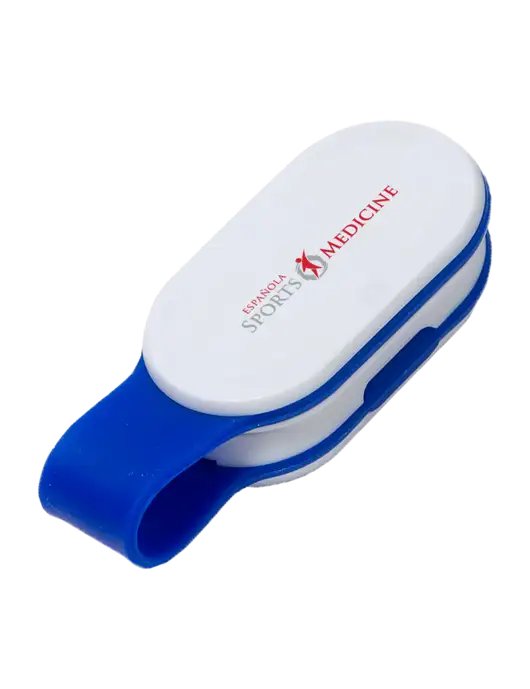 Magna Clip Blue Personal Safety Light w/Espanola Logo