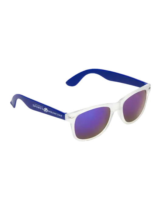 Key West Blue Mirrored Sunglasses w/Espanola Logo