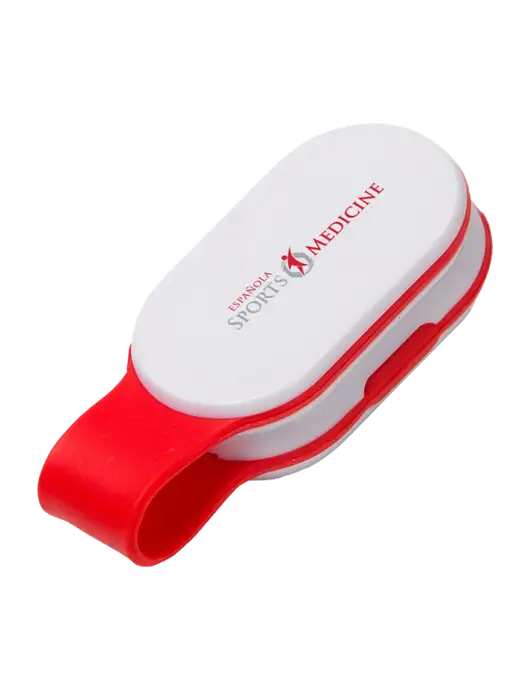 Magna Clip Red Personal Safety Light w/Espanola Logo