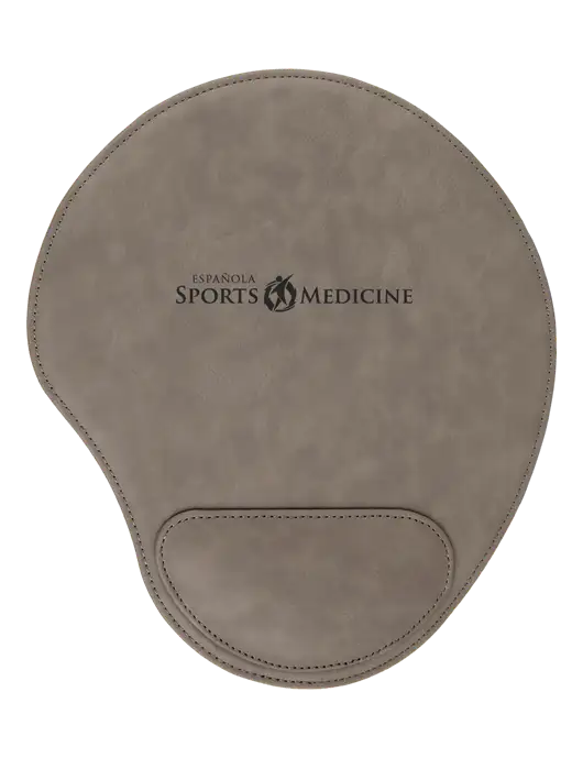 Gray Leatherette Mouse Pad w/Espanola Logo