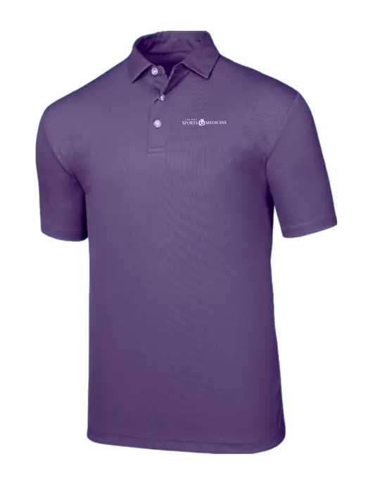 Callaway Birdseye Purple Polo w/Espanola Logo