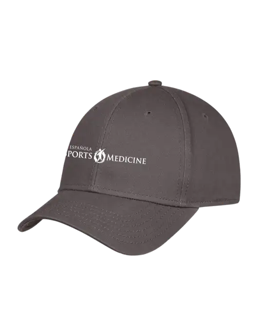 Charcoal Structured Cap Hook & Loop w/Espanola Logo