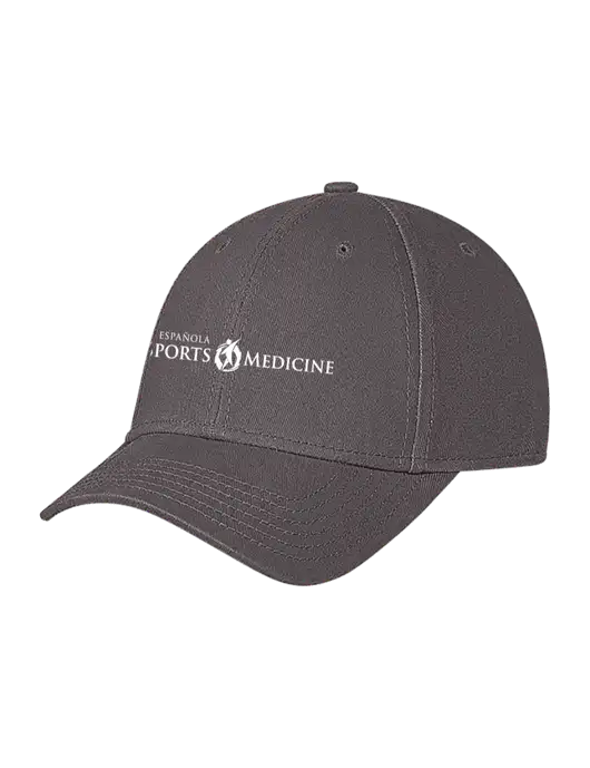 Medium Dark Grey Structured Soft Snap Closure Hook & Loop Cap w/Espanola Logo