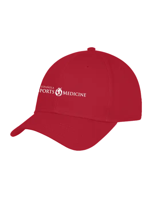 Red Structured Cap Hook & Loop w/Espanola Logo