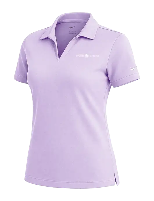 NIKE Light Purple Womens Dri-Fit Micro Pique Polo w/Espanola Logo
