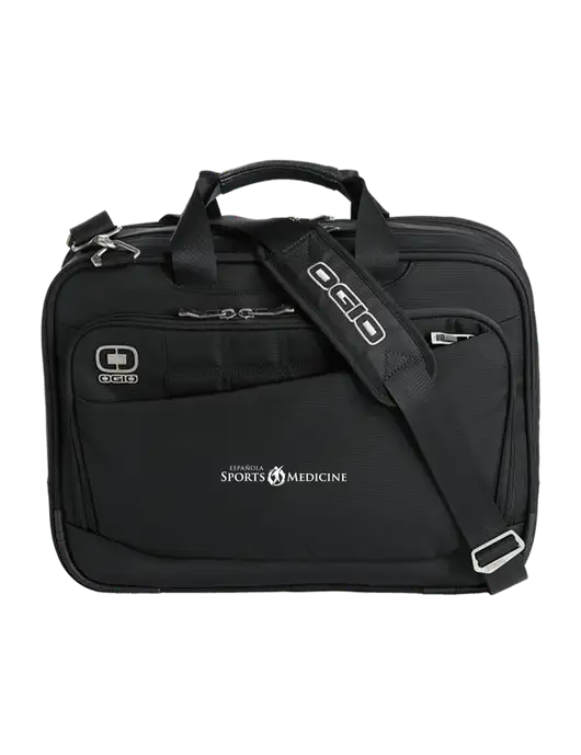 OGIO Black Element Laptop Messenger Bag w/Espanola Logo