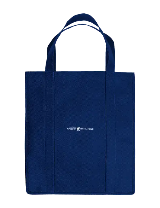 Eco Reusable Jumbo Navy Blue Shopping Bag w/Espanola Logo