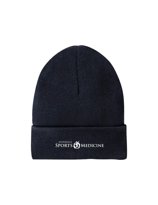 Recycled True Navy Beanie w/Espanola Logo