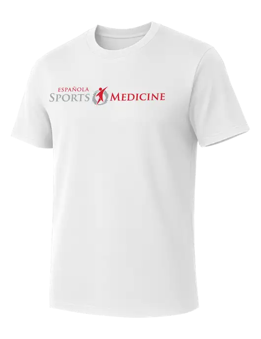 Allmade Bright White Organic Cotton Tee w/Espanola Logo