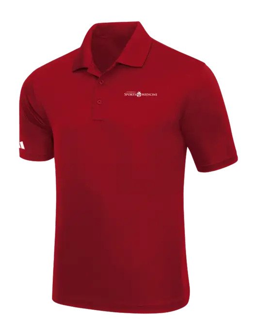 Adidas Red Basic Sport Polo w/Espanola Logo