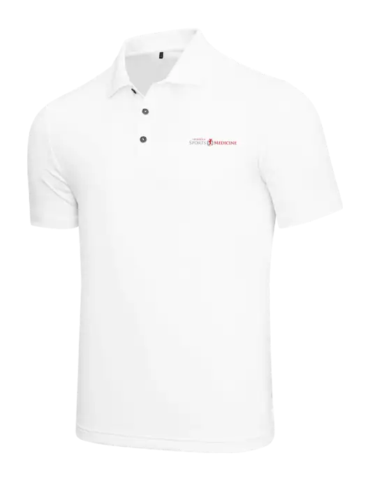 Adidas White Performance Polo w/Espanola Logo