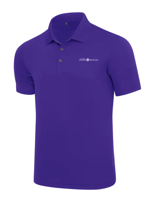 Adidas Purple  Performance Polo w/Espanola Logo