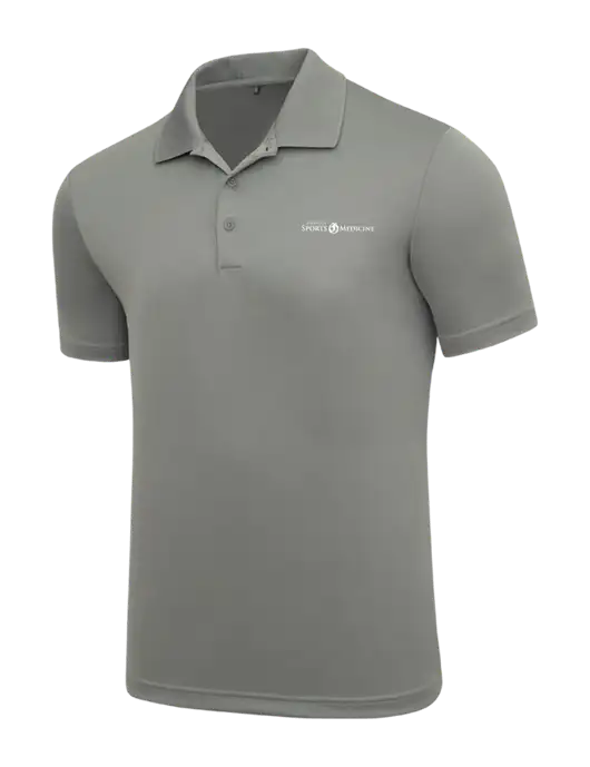 Adidas Medium Grey Performance Polo w/Espanola Logo